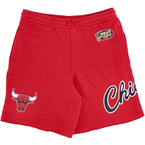 NBA Game Day Shorts Chicago Bulls , Herren, Größe: L - Mitchell & Ness - Modalova