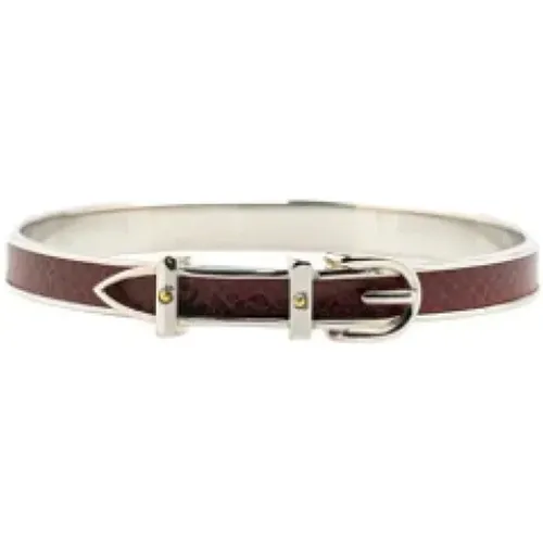 Pre-owned Jewellery, female, , Size: ONE SIZE Pre-owned Leather bracelets - Hermès Vintage - Modalova