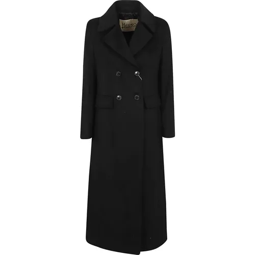 Wool Coat Elegant Ankle-Length , female, Sizes: XS, M, S, 2XS - Herno - Modalova