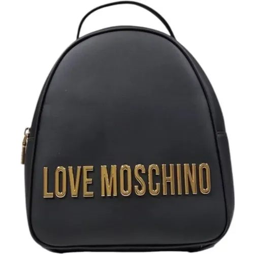 Backpacks, female, , Size: ONE SIZE Polyurethane Womens Backpack Spring/Summer Collection - Love Moschino - Modalova