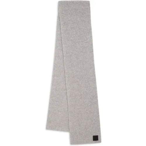 Soft and luxurious scarf in Light Grey , female, Sizes: ONE SIZE - Anine Bing - Modalova