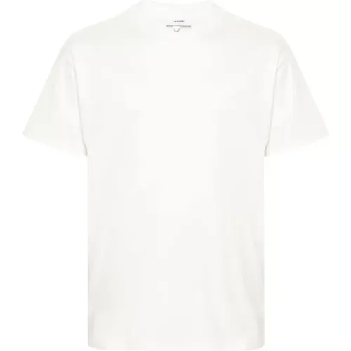 Weiße Baumwoll-T-Shirt und Polo , Herren, Größe: S - Lardini - Modalova