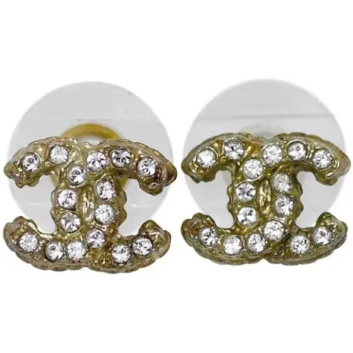 Pre-owned Jewellery, female, , Size: ONE SIZE Pre-owned Fabric earrings - Chanel Vintage - Modalova