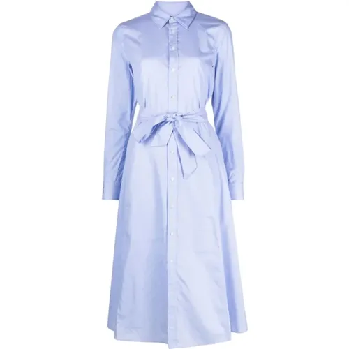 Long sleeve day dress , female, Sizes: S, XL, L - Polo Ralph Lauren - Modalova