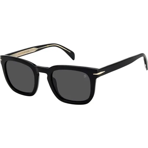 Grey Sunglasses DB 7076/S , male, Sizes: 50 MM - Eyewear by David Beckham - Modalova