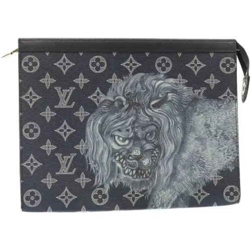 Pre-owned Canvas clutches , female, Sizes: ONE SIZE - Louis Vuitton Vintage - Modalova