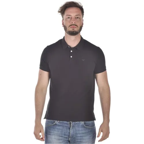 Klassisches Polo Shirt für Männer , Herren, Größe: L - Emporio Armani - Modalova