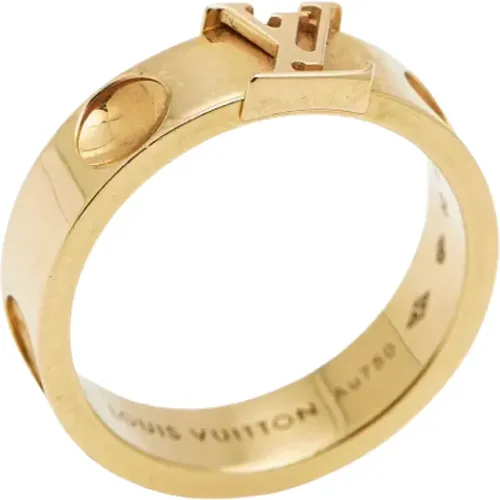 Pre-owned Gold rings , female, Sizes: ONE SIZE - Louis Vuitton Vintage - Modalova