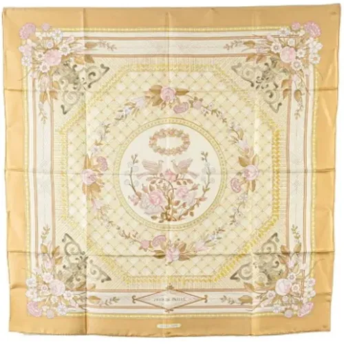 Pre-owned Scarves, female, , Size: ONE SIZE Pre-owned Silk scarves - Hermès Vintage - Modalova