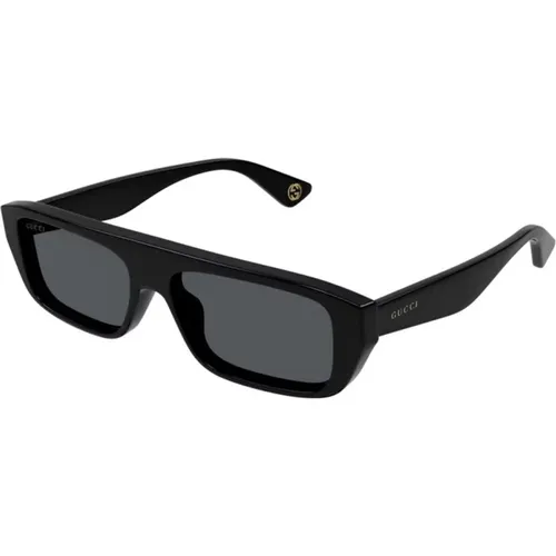 Grey Sunglasses Gg1617S 001 , male, Sizes: 56 MM - Gucci - Modalova