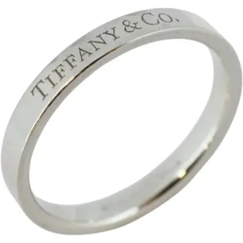 Pre-owned Jewellery, male, , Size: ONE SIZE Pre-owned Platinum rings - Tiffany & Co. Pre-owned - Modalova