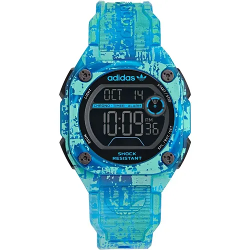 Watches, unisex, , Size: ONE SIZE City Tech One Grfx Digital Watch - Adidas - Modalova