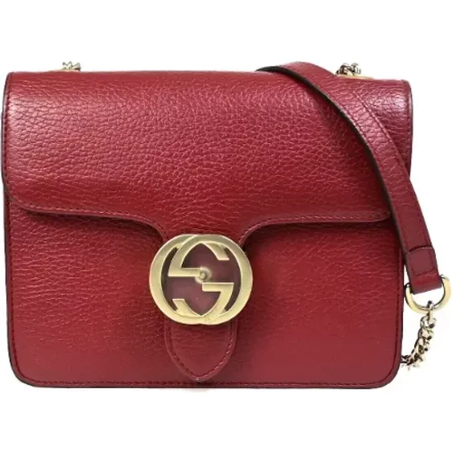 Pre-owned Leather gucci-bags , female, Sizes: ONE SIZE - Gucci Vintage - Modalova