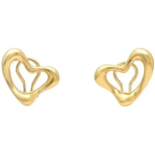 Pre-owned Jewellery, female, , Size: ONE SIZE Pre-owned Gold earrings - Tiffany & Co. Pre-owned - Modalova