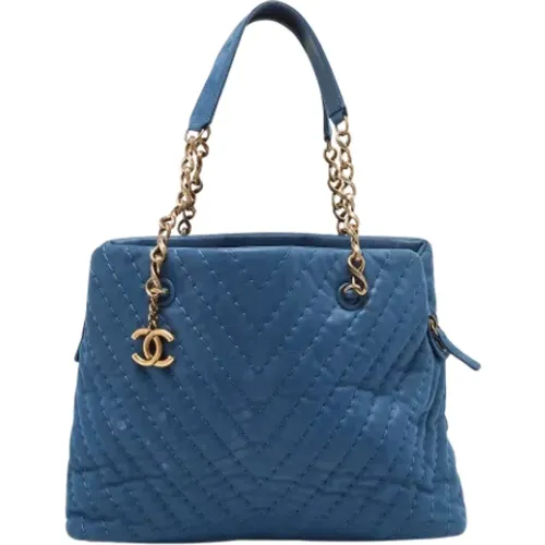 Pre-owned Tote Bags, female, , Size: ONE SIZE Pre-owned Leather chanel-bags - Chanel Vintage - Modalova