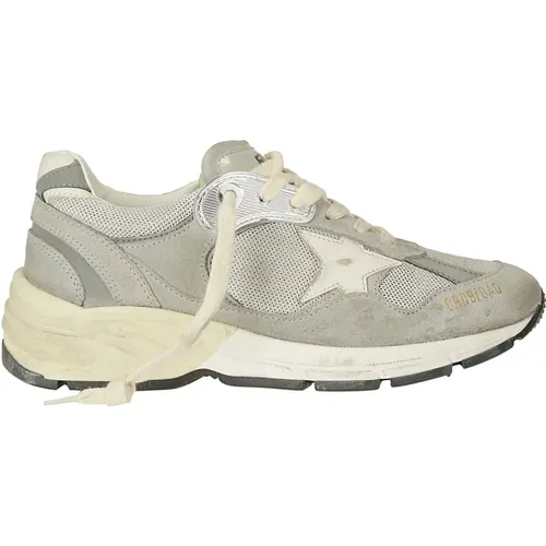 Net Upper Suede Trainers , female, Sizes: 4 UK, 6 UK, 5 UK, 2 UK, 3 UK - Golden Goose - Modalova