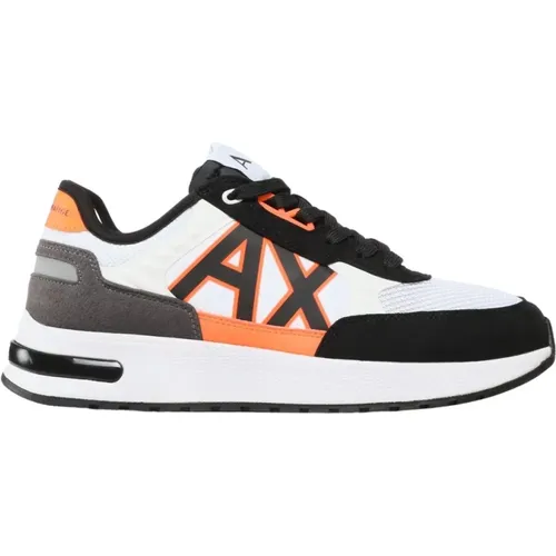 Sneakers, male, , Size: 7 US Low-Top Sneakers - Armani Exchange - Modalova