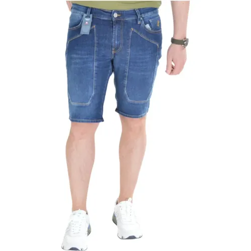 Denim Shorts for Men , male, Sizes: W40 - Jeckerson - Modalova