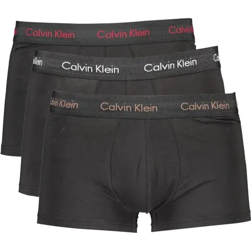 Bottoms, male, , Size: S Stretch Cotton Trunks Tri-Pack - Calvin Klein - Modalova