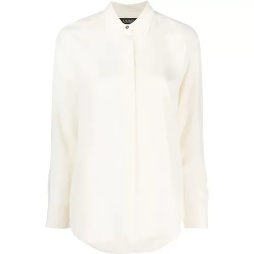 Kristy long sleeve shirt , female, Sizes: L, XL - Ralph Lauren - Modalova