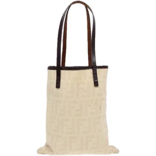 Pre-owned Tote Bags, female, , Size: ONE SIZE Pre-owned Canvas fendi-bags - Fendi Vintage - Modalova