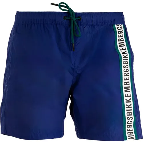 Herren Badehose Clematis Blau - Bikkembergs - Modalova