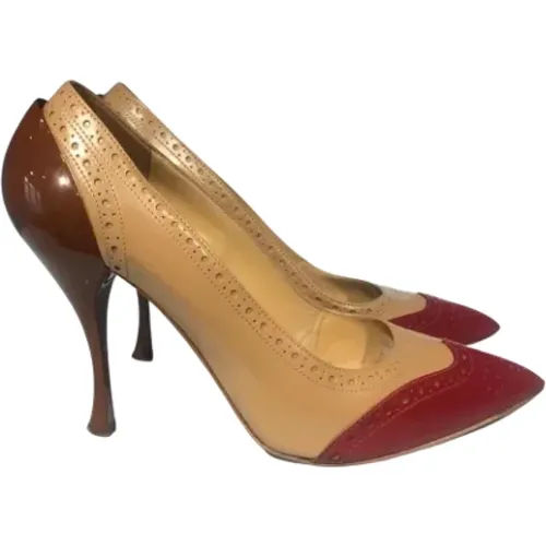 Pre-owned Pumps, female, , Size: 6 1/2 US Pre-owned Leather heels - Miu Miu Pre-owned - Modalova