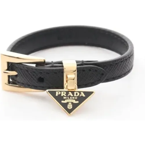 Pre-owned Leather bracelets , female, Sizes: ONE SIZE - Prada Vintage - Modalova