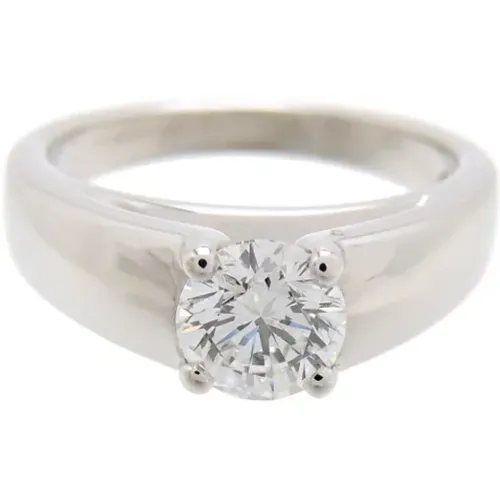 Pre-owned Jewellery, female, , Size: ONE SIZE Pre-owned Platinum rings - Bvlgari Vintage - Modalova