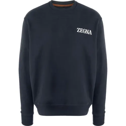 Sweatshirt , Herren, Größe: L - Ermenegildo Zegna - Modalova