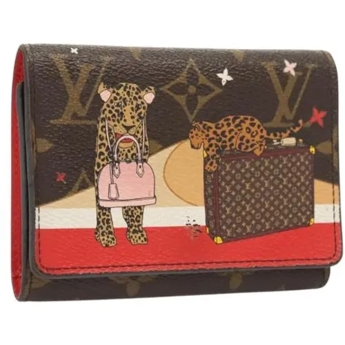 Pre-owned Wallets, female, , Size: ONE SIZE Pre-owned Canvas wallets - Louis Vuitton Vintage - Modalova