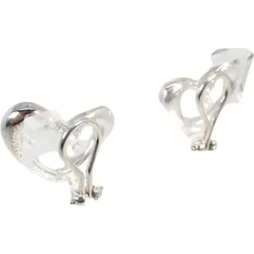 Pre-owned Jewellery, female, , Size: ONE SIZE Pre-owned Silver earrings - Tiffany & Co. Pre-owned - Modalova