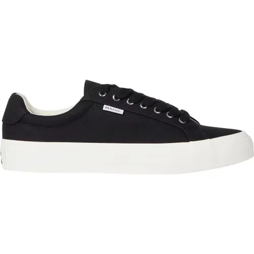 Sneakers, male, , Size: 10 US Canvas Low Top Lace-Up Sneakers - PS By Paul Smith - Modalova