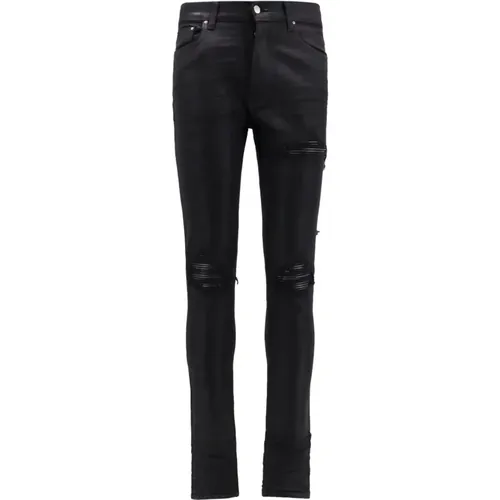 Slim Fit Trousers with Ripped Details , male, Sizes: W30, W32, W31 - Amiri - Modalova