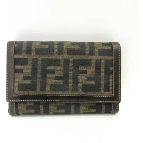 Pre-owned Leather wallets , female, Sizes: ONE SIZE - Fendi Vintage - Modalova