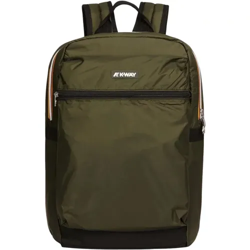 Grüner vielseitiger kompakter Rucksack - K-way - Modalova