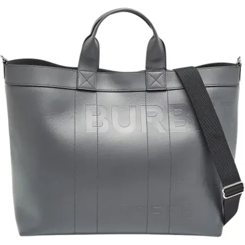 Pre-owned Tote Bags, female, , Size: ONE SIZE Pre-owned Leather totes - Burberry Vintage - Modalova