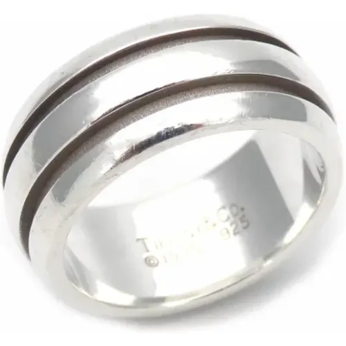 Pre-owned Jewellery, female, , Size: ONE SIZE Pre-owned Silver rings - Tiffany & Co. Pre-owned - Modalova