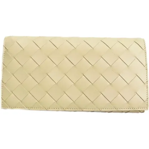 Pre-owned Wallets, female, , Size: ONE SIZE Pre-owned Leather wallets - Bottega Veneta Vintage - Modalova