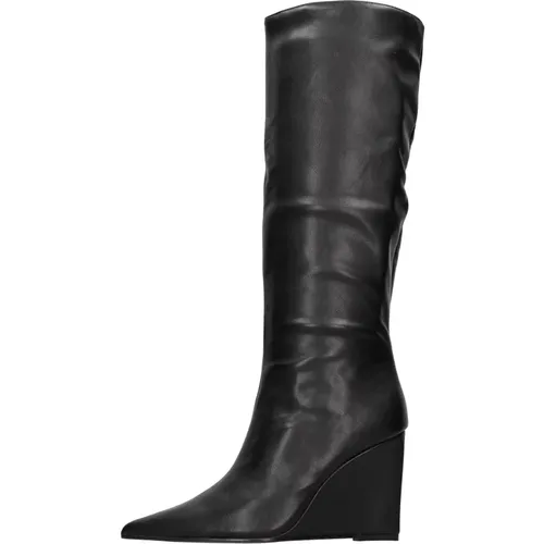 Stiefel Schwarz , Damen, Größe: 37 1/2 EU - Steve Madden - Modalova