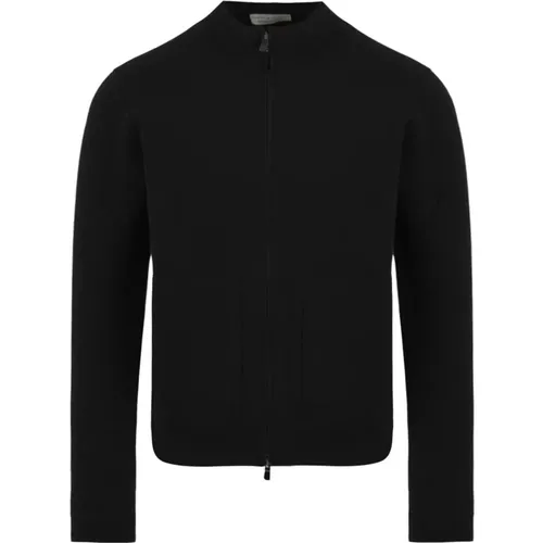 Zip-throughs, male, , Size: 3XL Sweaters Bzmlt Wm14M 990 - Filippo De Laurentiis - Modalova