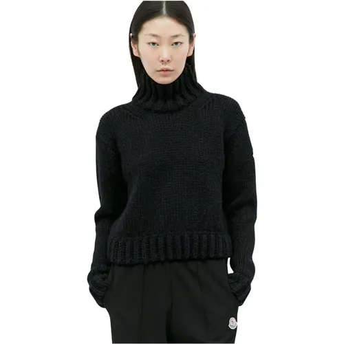 Wollmischung T-Neck Pullover - Moncler - Modalova