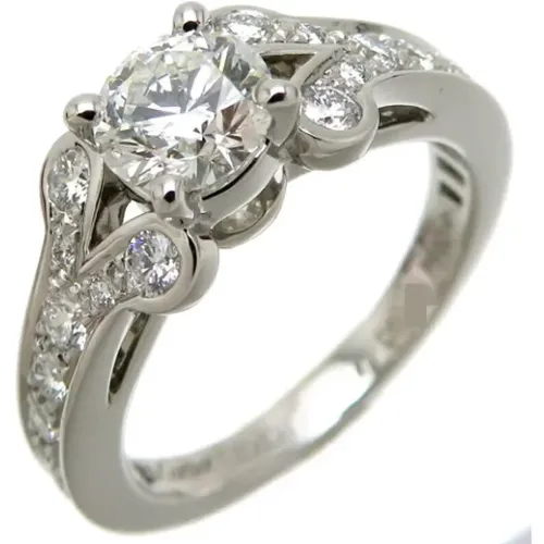 Pre-owned Jewellery, female, , Size: ONE SIZE Pre-owned Platinum rings - Cartier Vintage - Modalova