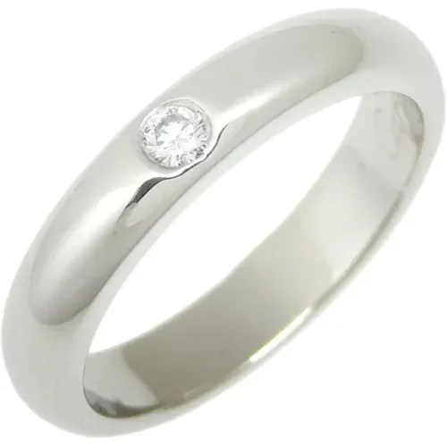 Pre-owned Jewellery, female, , Size: ONE SIZE Pre-owned Platinum rings - Cartier Vintage - Modalova