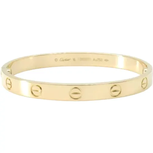 Pre-owned Gold bracelets , female, Sizes: ONE SIZE - Cartier Vintage - Modalova