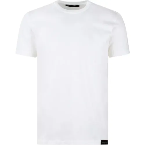 Slim Fit Baumwoll T-Shirt Ss24 , Herren, Größe: 3XL - Low Brand - Modalova