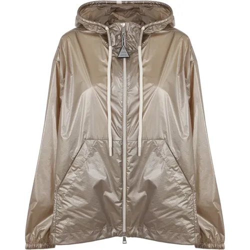 Tazenat Silver Jacket , female, Sizes: L - Moncler - Modalova
