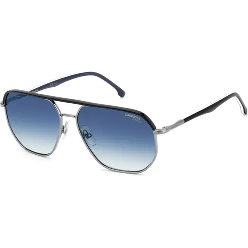 Sunglasses, male, , Size: 59 MM 304/S Sunglasses in Ruthenium / Shaded - Carrera - Modalova