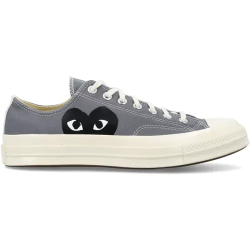 Grey Canvas Chuck 70 CDG Ox Sneakers , female, Sizes: 8 UK - Comme des Garçons Play - Modalova