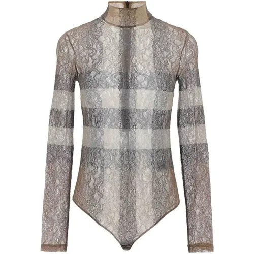 Body Aw23 High Neck Top , female, Sizes: S - Burberry - Modalova